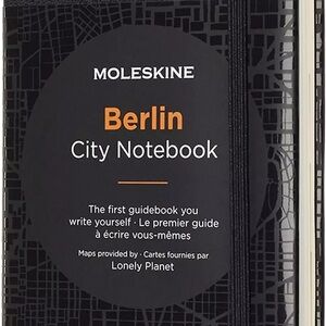New Classic Moleskine BERLIN City Pocket Hard Cover Notebook-Black